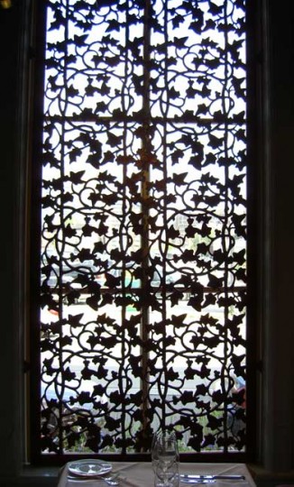 Restaurant Window Grate